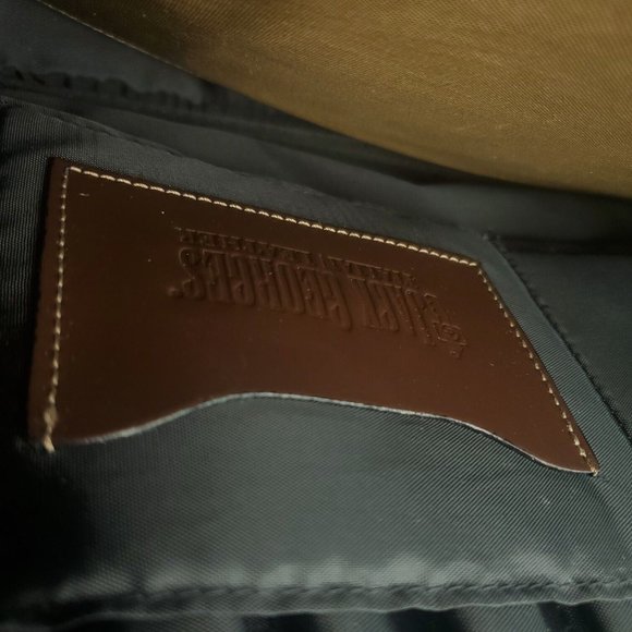 Vintage Jack Georges Womens Dark Brown Leather Double Handle Zip Around Tote Bag - Picture 6 of 14